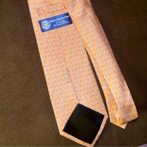 Peach Rotary Tie